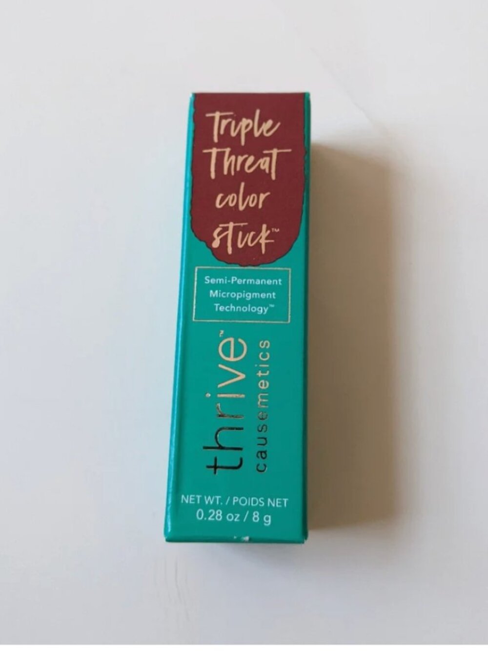 Thrive Causemetics Triple Threat Color Stick Tessa Berry Matte New